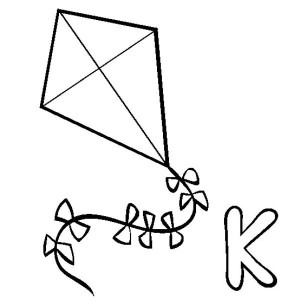 300x306 Kite Clipart Black And White