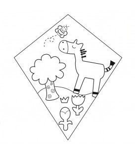 273x312 Colouring Kite Giraffe