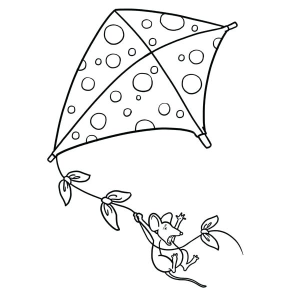 600x576 Kite Coloring Pages Printable Kite Coloring Sheets Kites Coloring