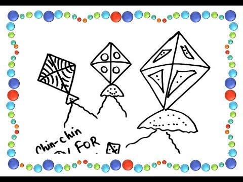 480x360 Learn To Draw And Color Kites