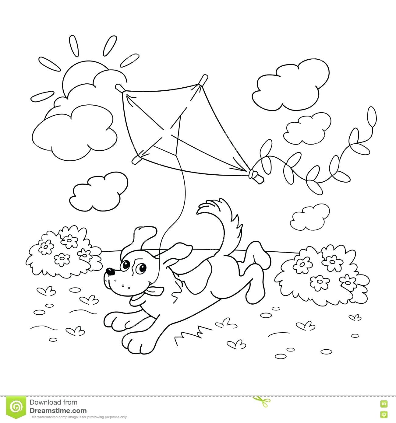 1300x1390 Coloring Kites Coloring Pages Kite For Kids Printable Drawing