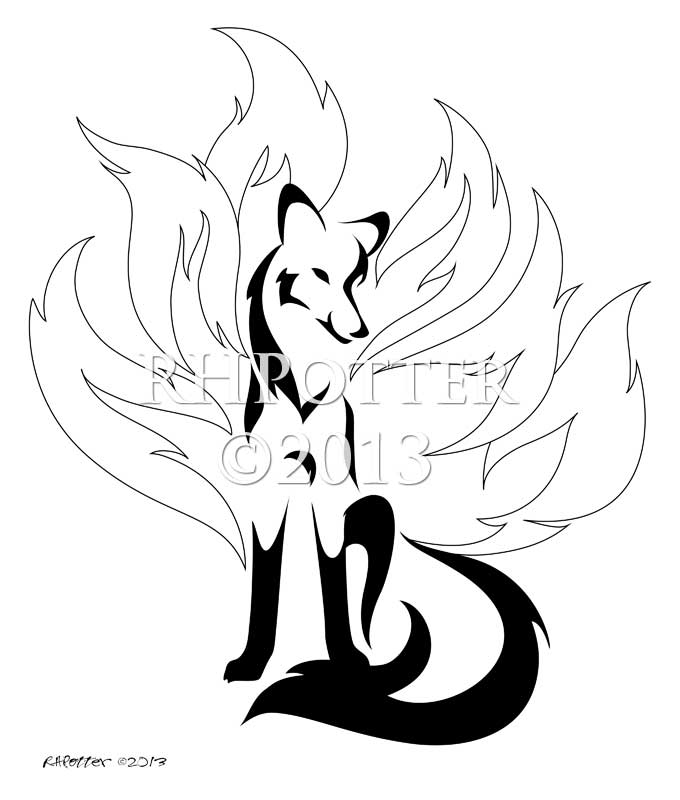 Kitsune Drawing at GetDrawings | Free download