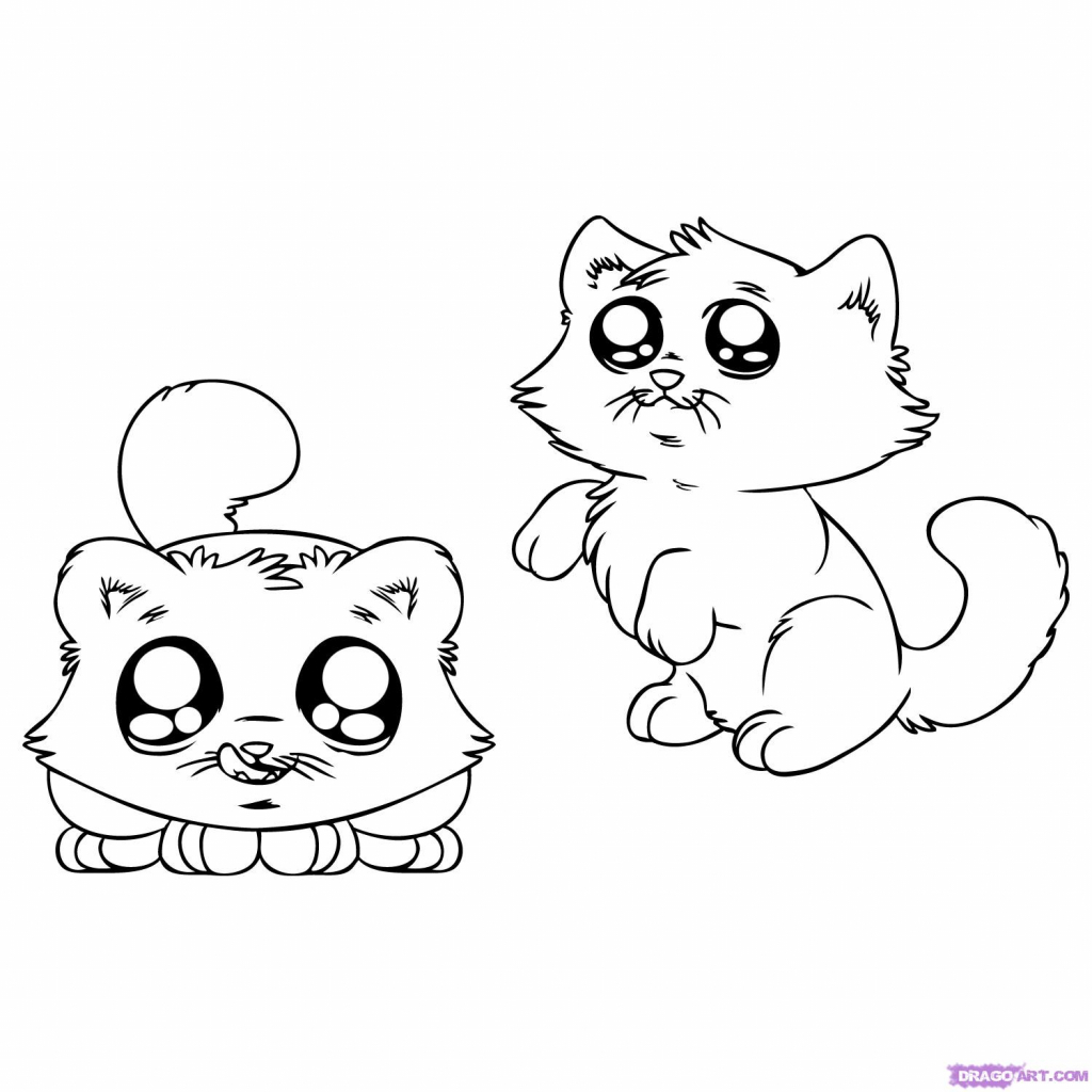 1024x1024 Cartoon Kitten Drawing How To Draw Kittens, Stepstep, Pets