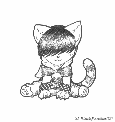 489x518 Drawn Kittens Emo