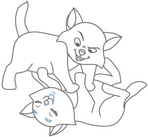 300x279 How To Draw Aristocat Kittens