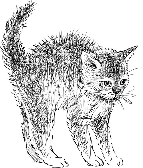 500x586 Kittens Free Vector Download (160 Free Vector) For Commercial Use