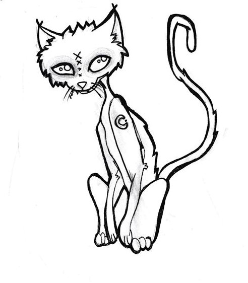 492x562 Kitty Cat By Chellezor