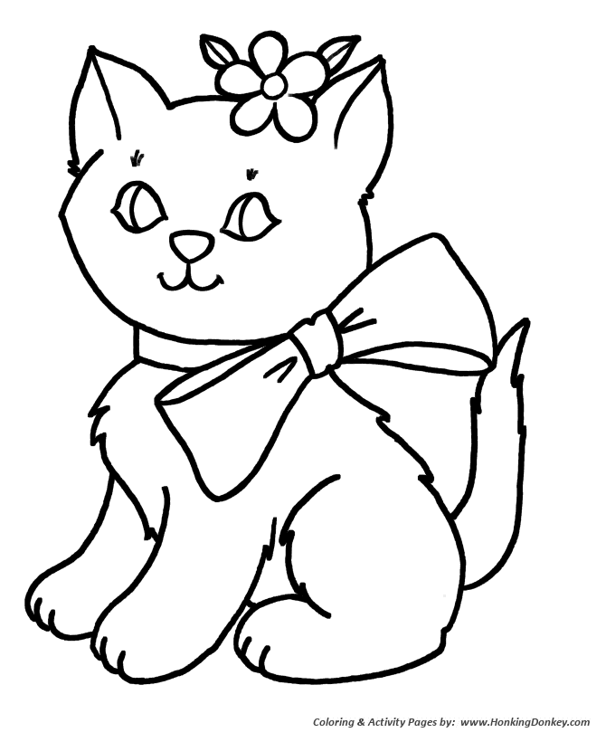 670x820 Simple Shapes Coloring Pages Free Printable Simple Shapes Kitty