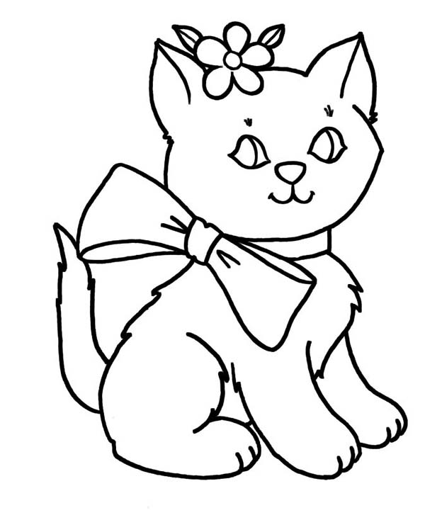600x734 Trend Kitty Cat Coloring Pages 20 With Additional Coloring Pages