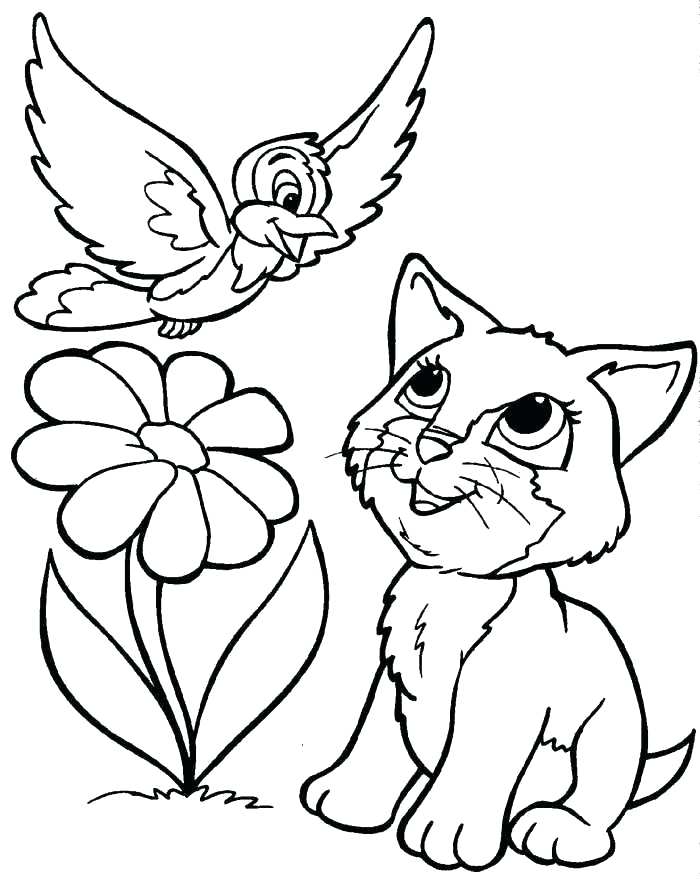 700x890 Kitty Cat Coloring Page Synthesis.site