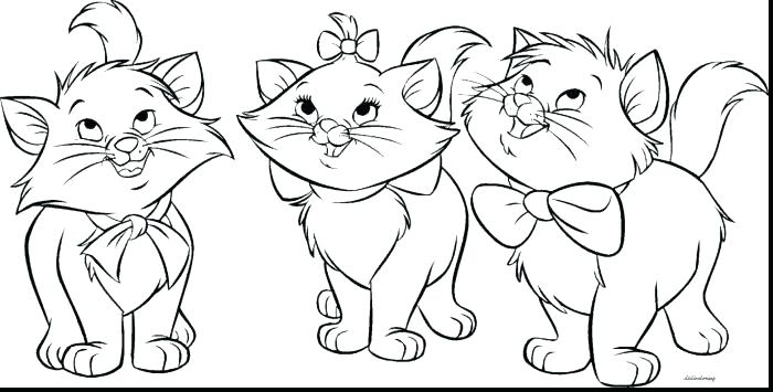 700x355 Cat Coloring Pages Kitty Cat Coloring Pages Awesome With Cute