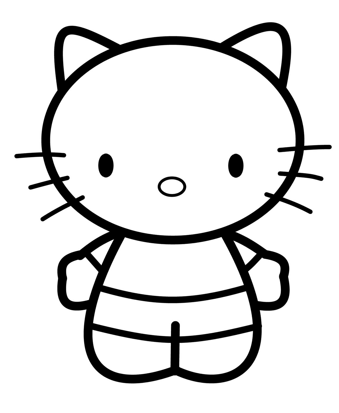 1314x1600 How To Draw Cartoons Hello Kitty