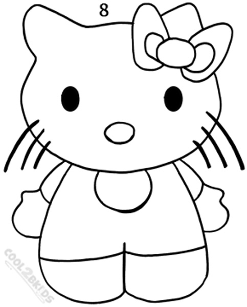 483x600 How To Draw Hello Kitty (Step By Step Pictures) Cool2bkids
