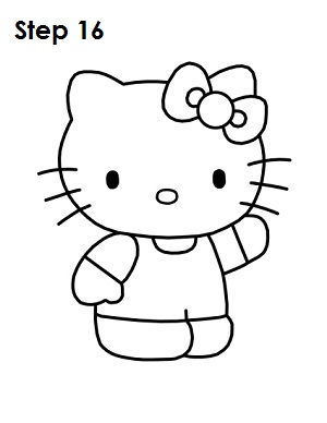 300x388 How To Draw Hello Kitty
