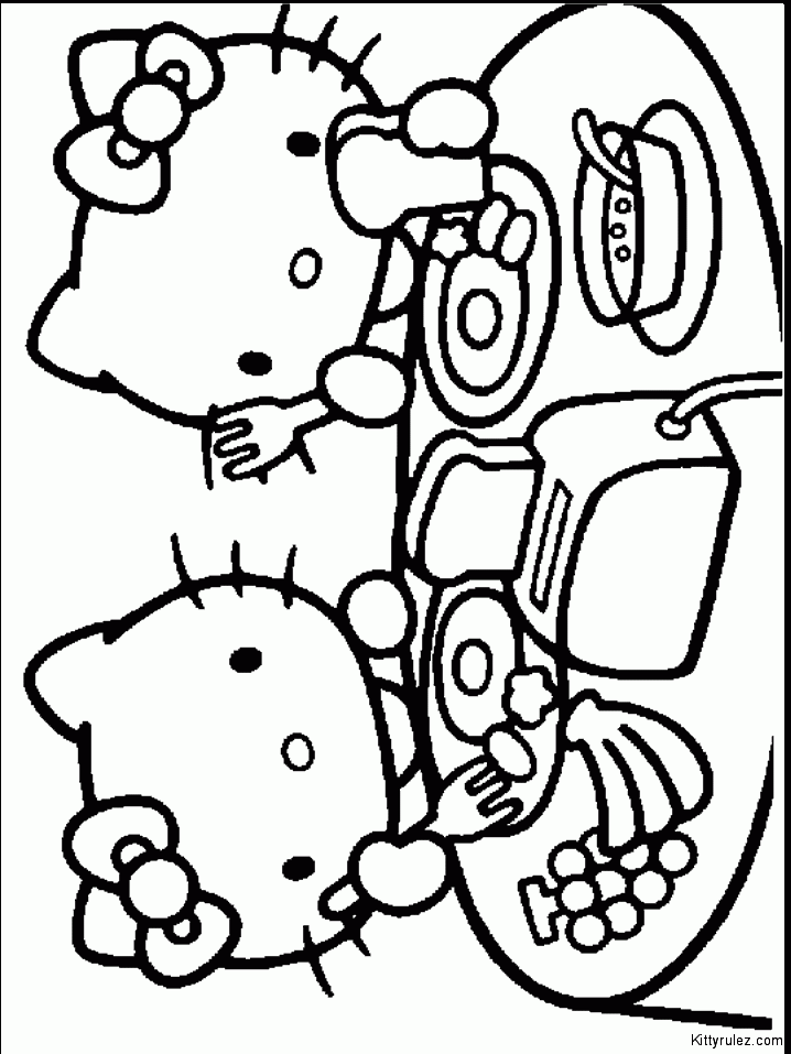 718x957 Draw Hello Kitty Step 4. How To Draw Nerd Hello Kitty Step 7