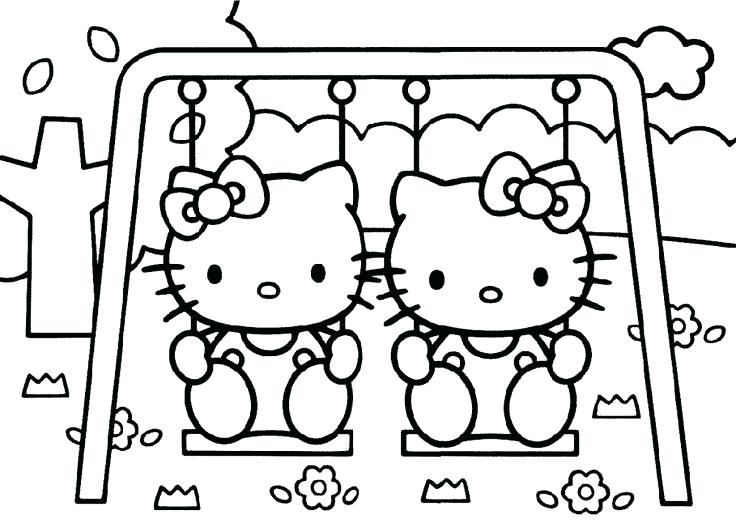 736x527 Hello Coloring Pages Coloring Pages Hello Kitty Coloring Pages
