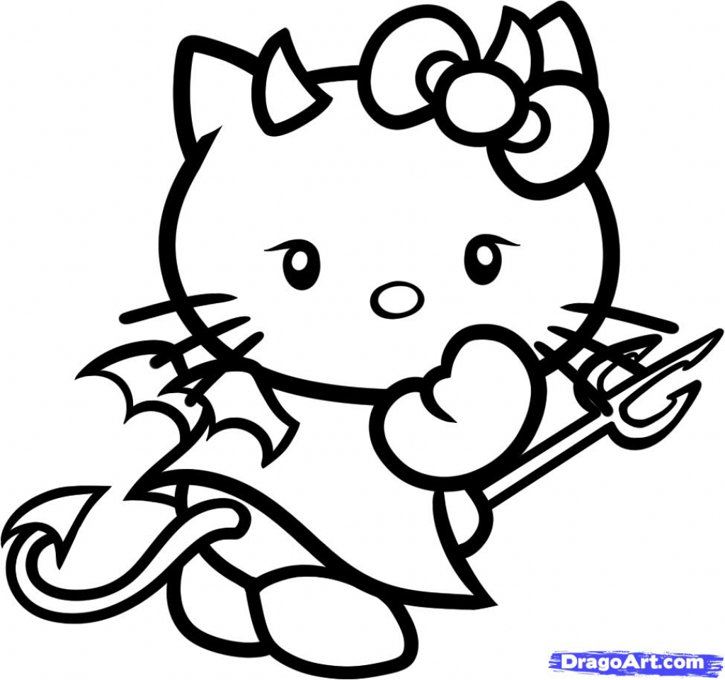 1024x960 How Do You Draw Hello Kitty