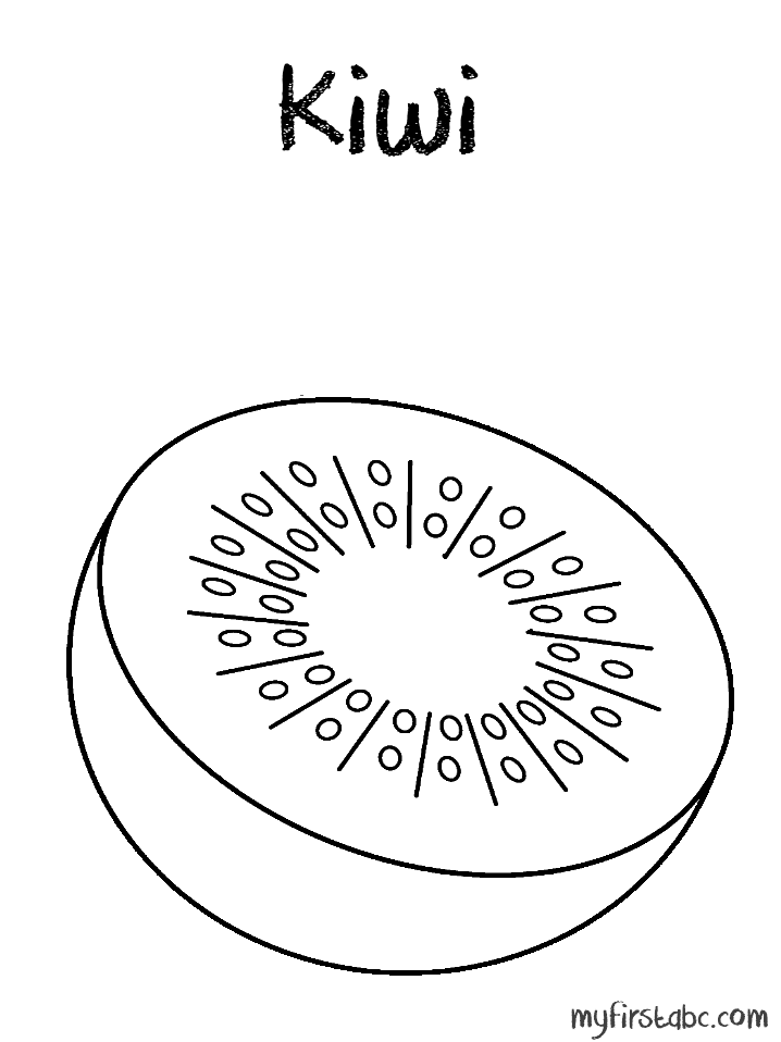 718x958 Kiwi Coloring Pages