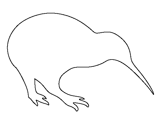 550x425 Kiwi Pattern. Use The Printable Outline For Crafts, Creating