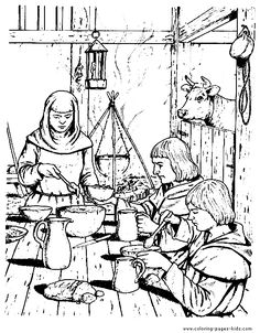 236x302 Knight On A Horse Color Page, Fantasy Medieval Coloring Pages