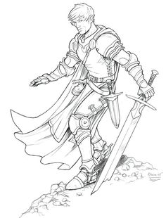 236x310 How To Draw A Knight