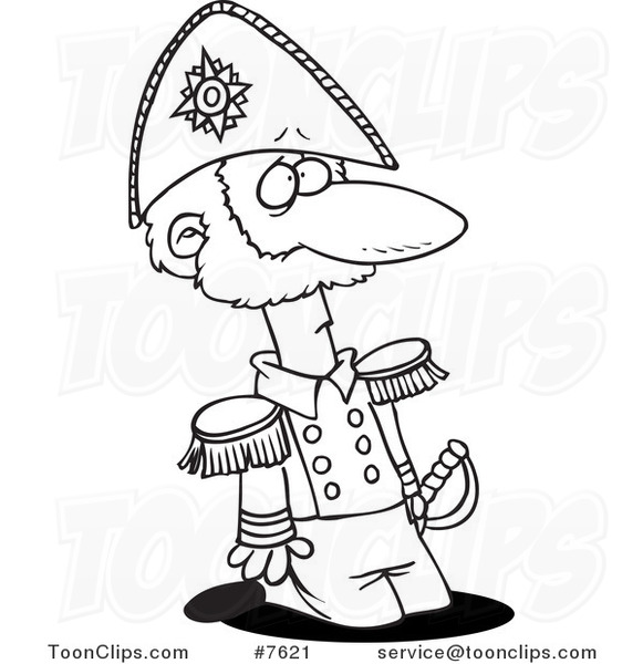 581x600 Cartoon Black And White Line Drawing Of A Kneeling Soldier