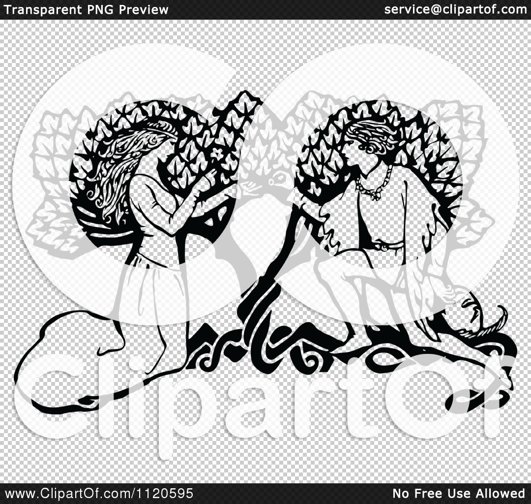 1080x1024 Clipart Of Retro Vintage Blacknd White Couple Kneeling By