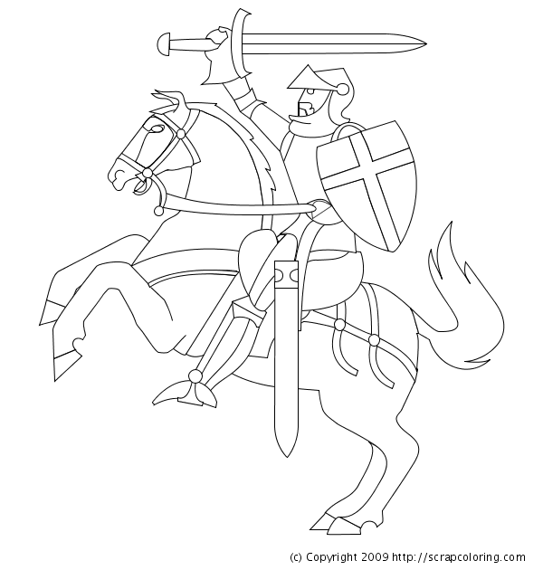 600x630 Knight Horse Coloring Pages Projects To Try Knight