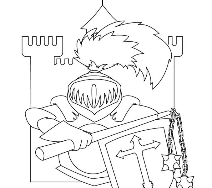 678x600 Knights And Castles For Kids Kids Coloring