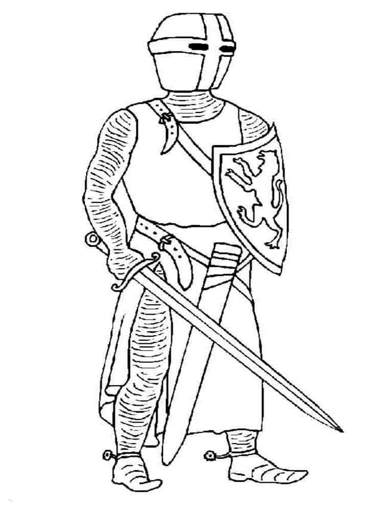 750x1000 Knights Coloring Pages. Download And Print Knights Coloring Pages