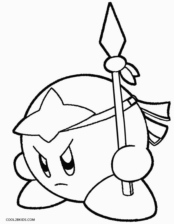 600x774 Printable Kirby Coloring Pages For Kids Cool2bkids
