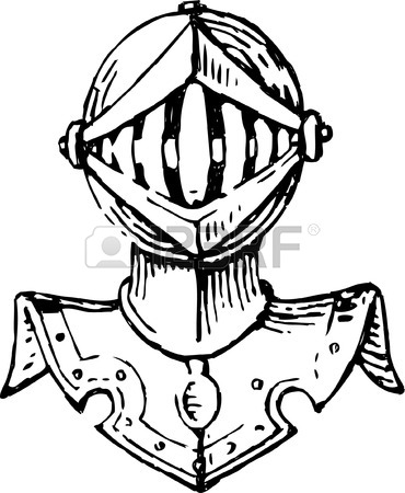 370x450 Vector Drawing Of The Ancient Knight Armor Royalty Free Cliparts