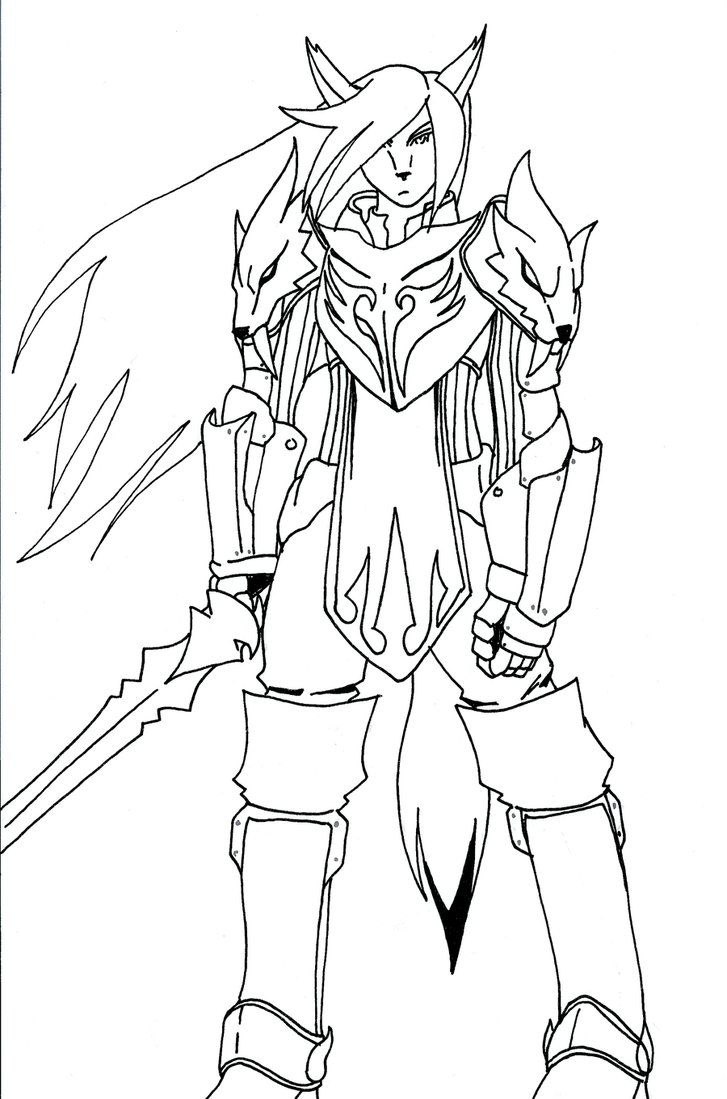 727x1099 Wolf Knight Armor By Bloodyshanglong