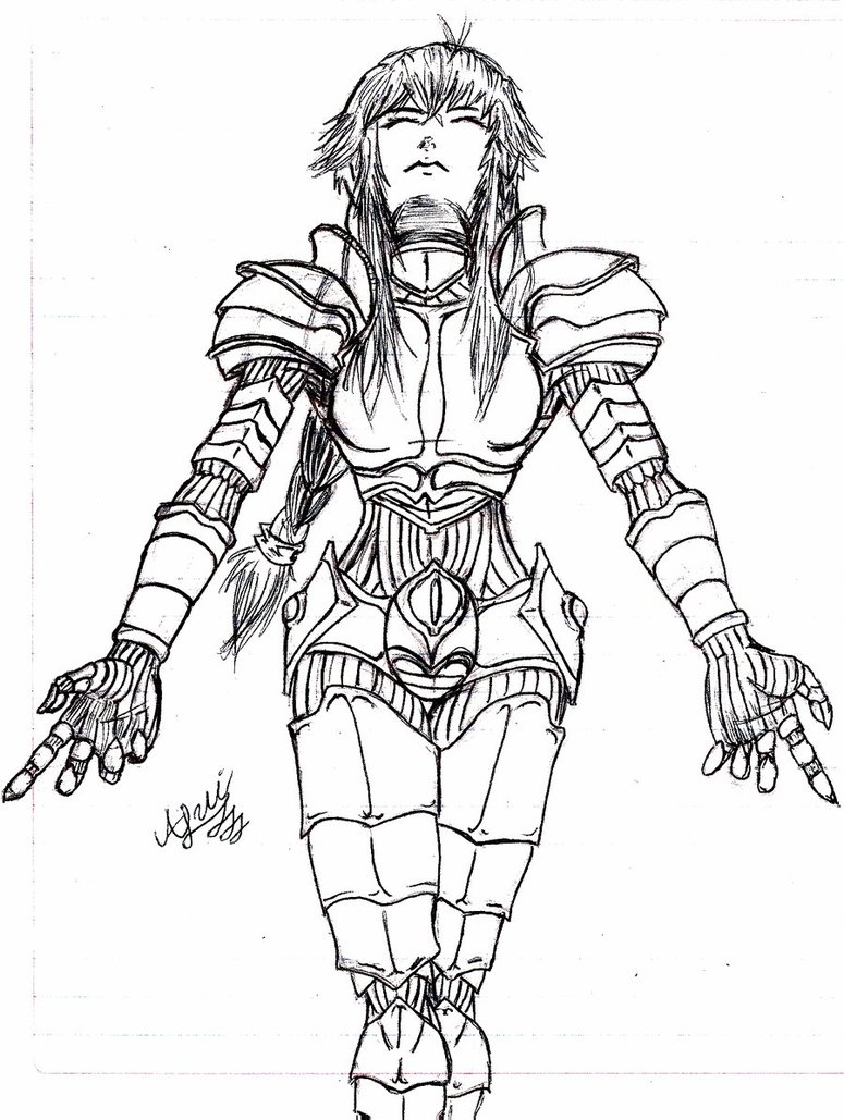 775x1029 Demon Armor Complete By Knight Alui