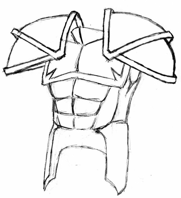 600x656 Heavy Armor First Sketch By Futureknight