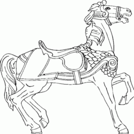268x268 Knight Horse Coloring Page Archives