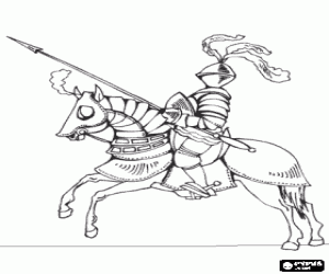 300x250 Knights And Warriors Coloring Pages Printable Games