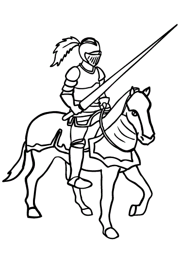 371x532 Top 10 Knight Coloring Pages For Kids Knight, Lovers And Kids