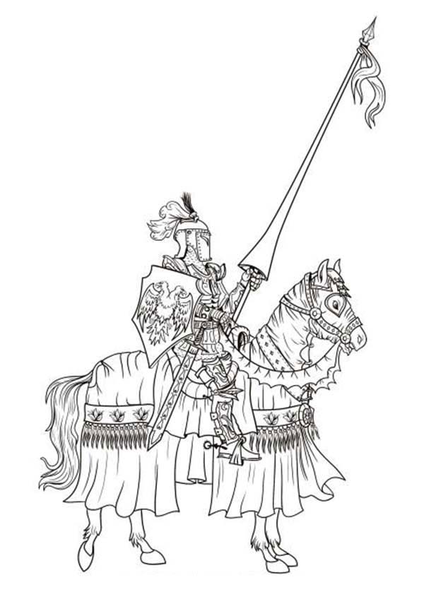 600x848 Lego Knights One On One Battle Coloring Pages Batch Coloring