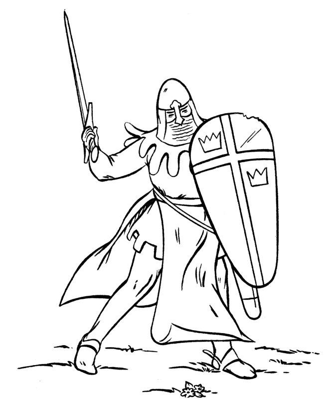 670x820 Medieval Coloring Pages