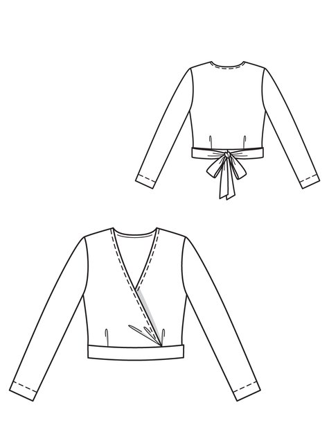 475x633 Wrap Knit Top 112012