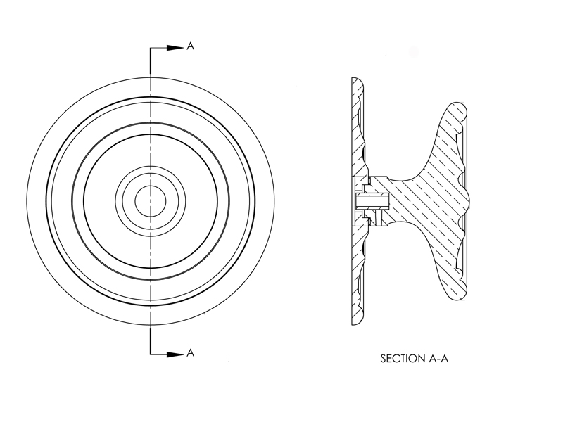 800x600 Large Center Door Knob Alexander Marchant
