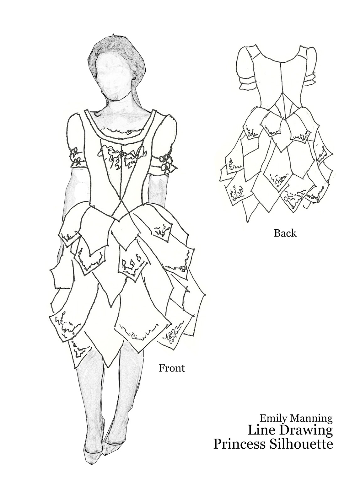 1131x1600 Feather Stitches And French Knots Line Drawings