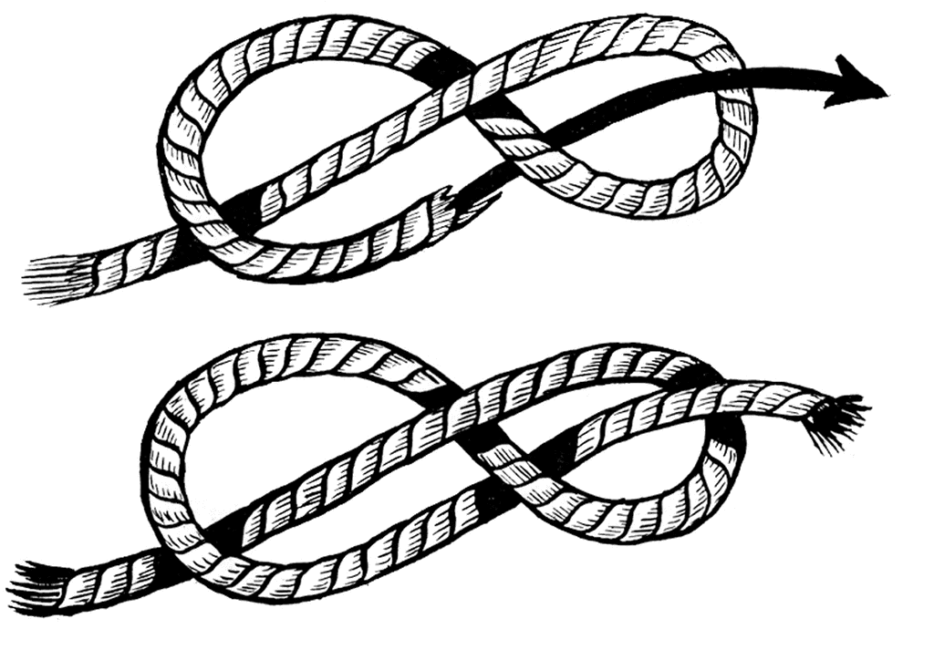 1024x724 Figure Eight Knot Clipart Etc