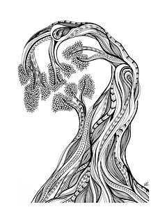 240x300 Wood Knots Drawings Fine Art America