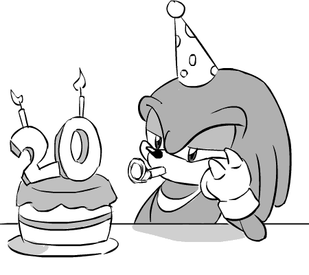 450x400 Knuckles The Echidna, Gif By Mnejurus