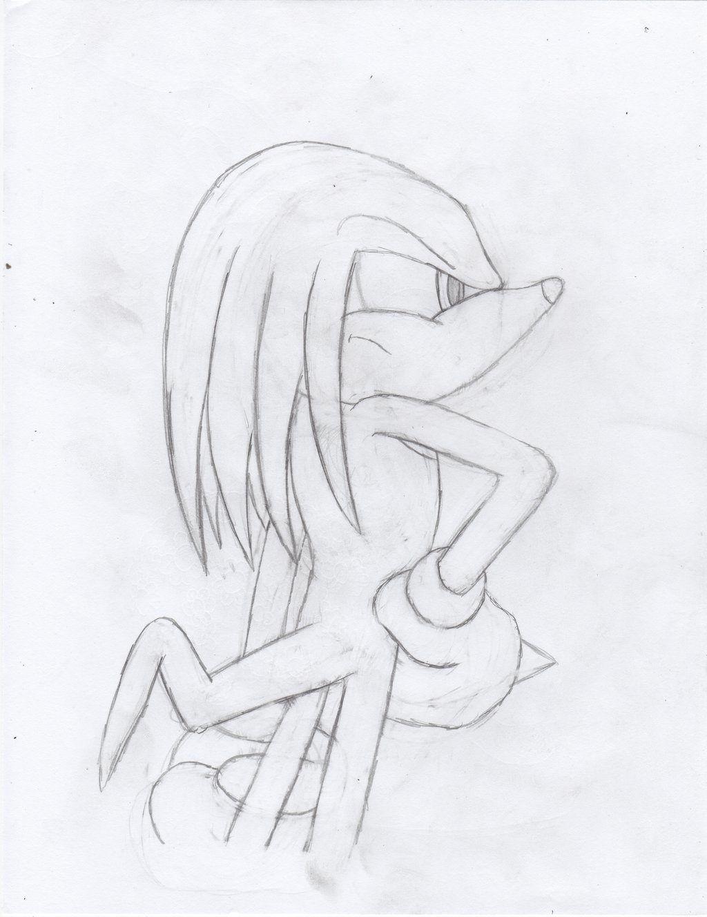 1024x1328 Sketch Knuckles The Echidna By W00twithbrawl
