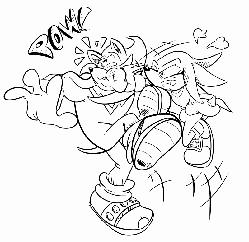 800x778 Thrash Vs Knuckles By Urbie89