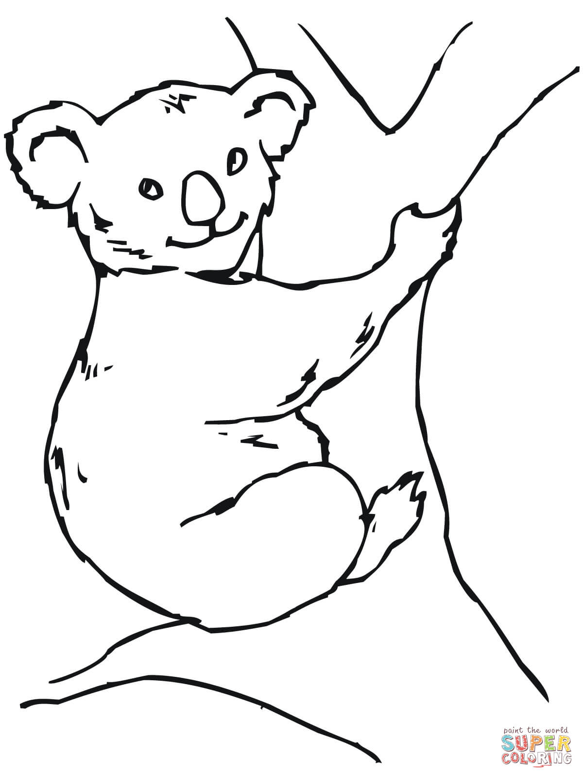 1200x1600 Koala Bear Coloring Page Free Printable Coloring Pages