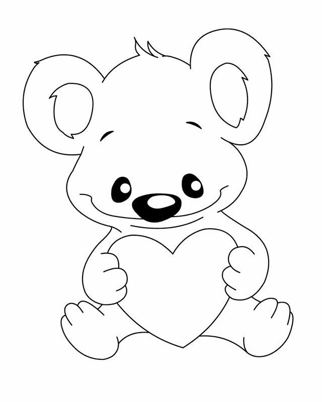 640x800 Koala Drawing For Kids